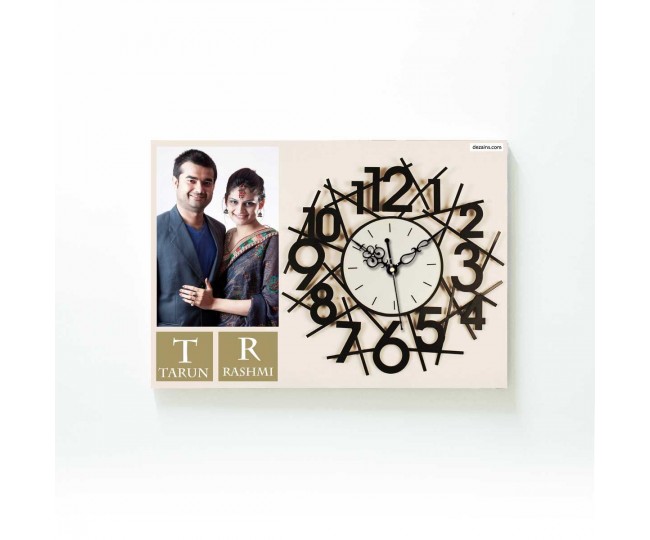 Personalized Canvas Clock