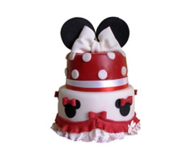 3 tier Lovely Minnie Cake 4kg
