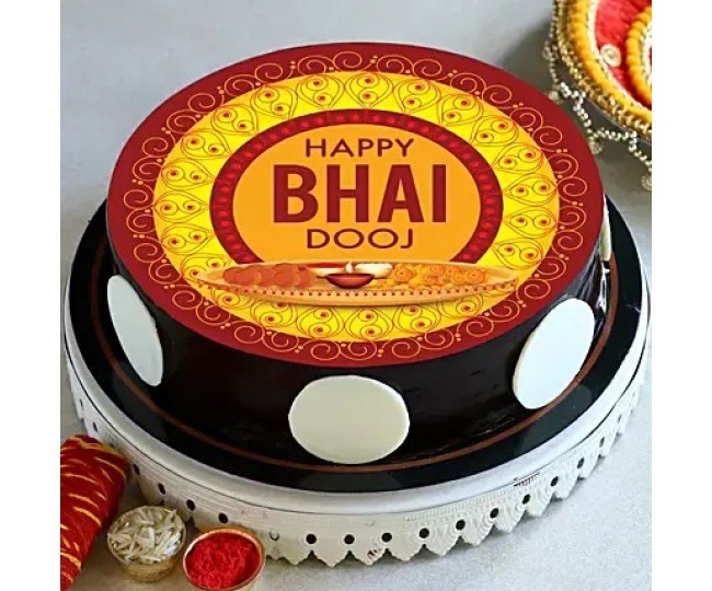 Bhai Dooj Special Chocolate Cake- Half Kg