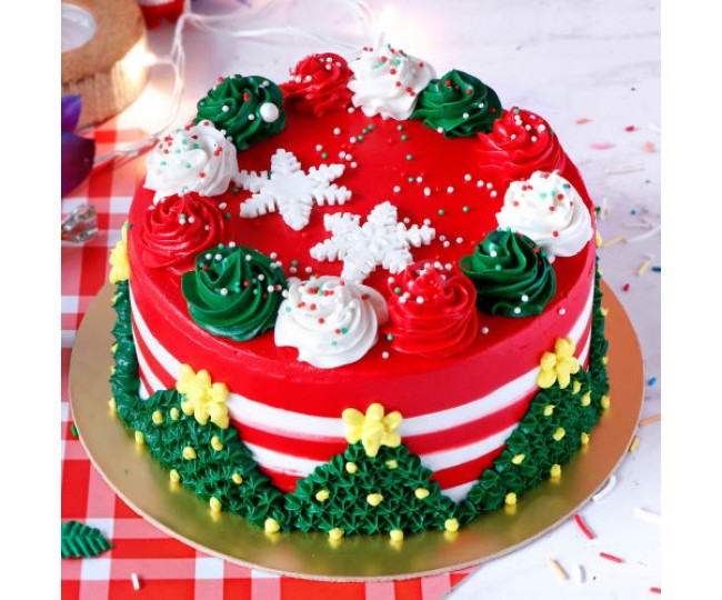 Christmas Tree Cake 1