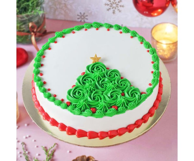Christmas Tree Cake 2