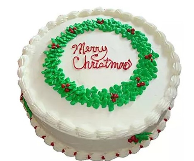 designer Christmas cake 