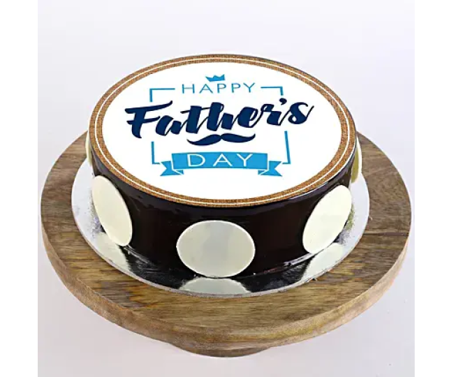 Father's Day Photo Cake