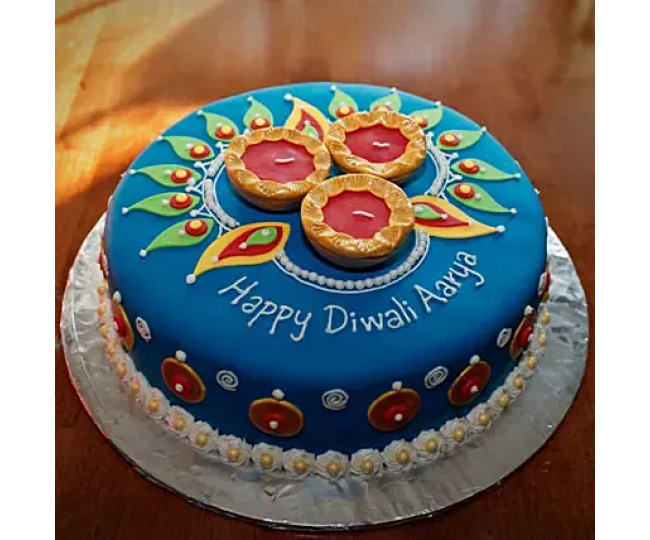 Royal N Flashy Diwali Cake
