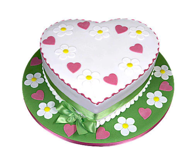 Heart Shape Designer Cake