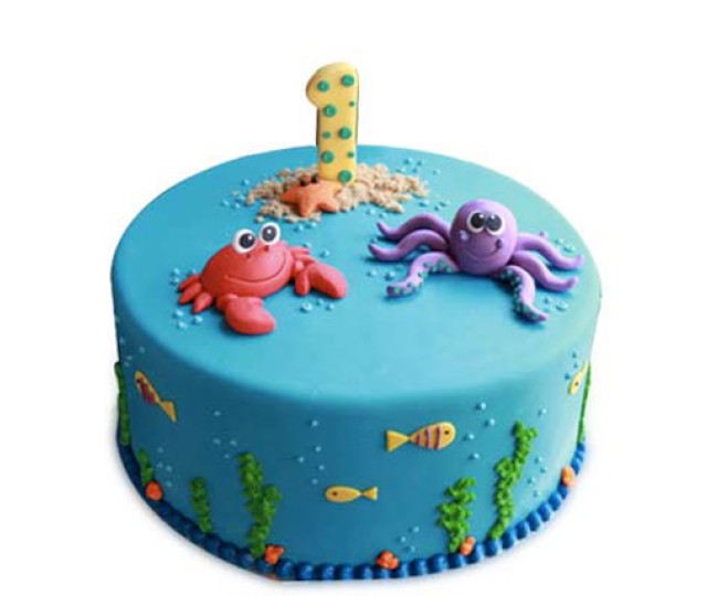 Baby sea animals cake 2 kg